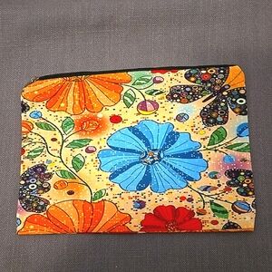 Flowers Makeup Bag